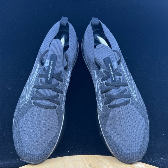 Brooks Levitate Stealth Fit 5 Athletic Running Shoes Men's Sizes Black/Ebony - Picture 8 of 9